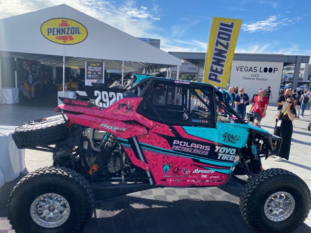 Sierra Romo's Polaris UTV